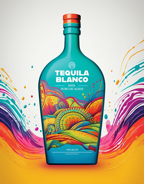 Tequila Blanco Food Beverage Trade Sell Sheet CPG Agency